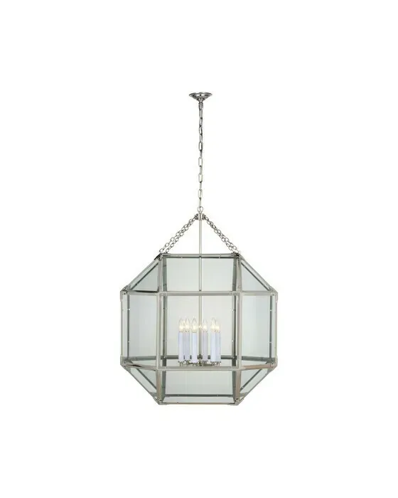 Morris Grande Lantern Polished Nickel