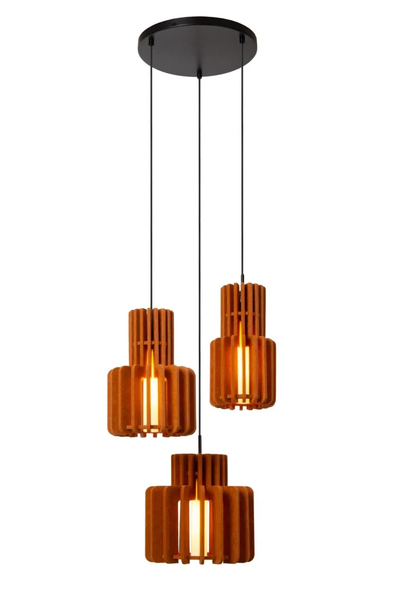 Lucide - Rollo Ø50 - Taklampa - Terracotta