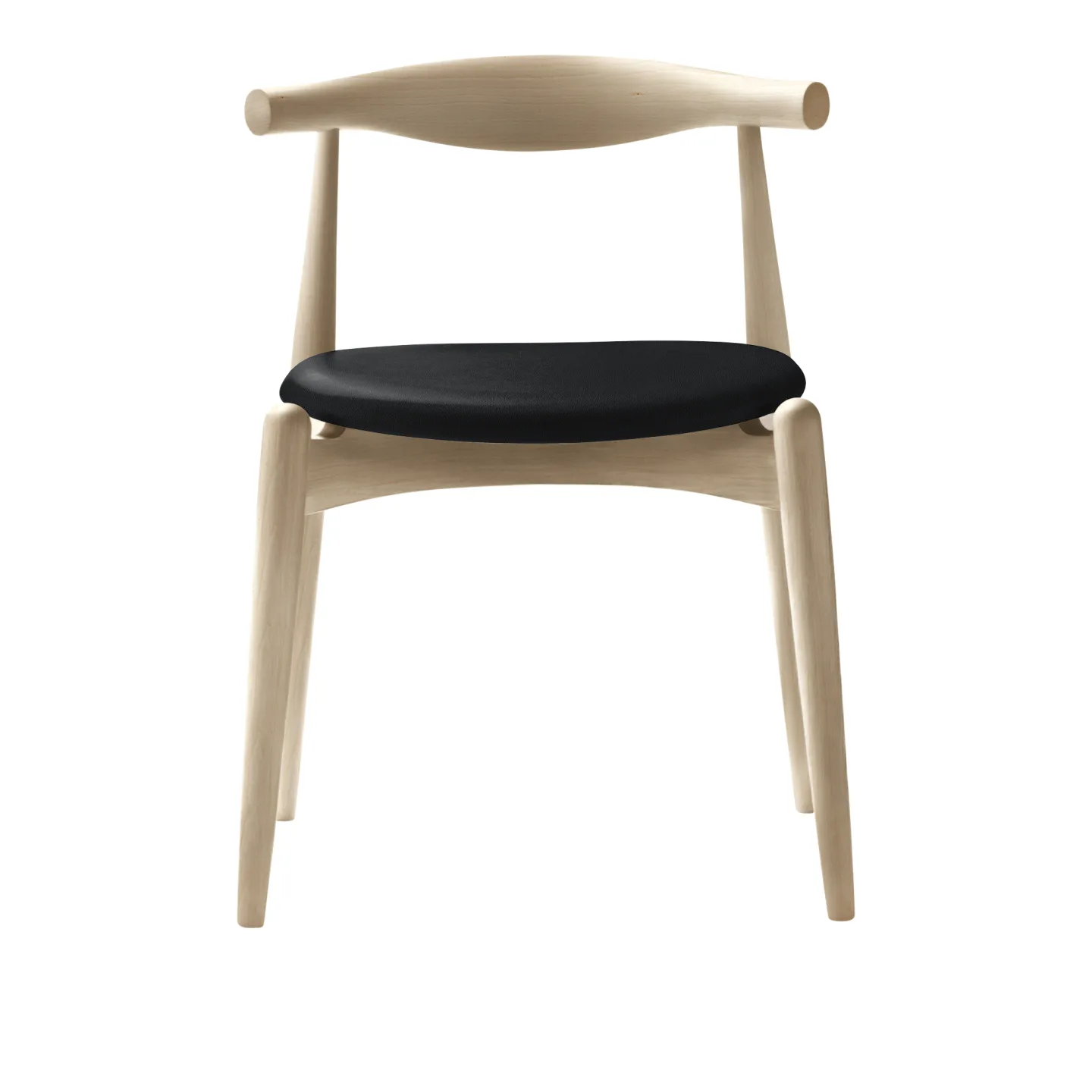 Carl Hansen - CH20, Tvålad Bok, Lädergrupp A Loke - 7150 - Matstolar - Hans J. Wegner - Träfärgad - Trä