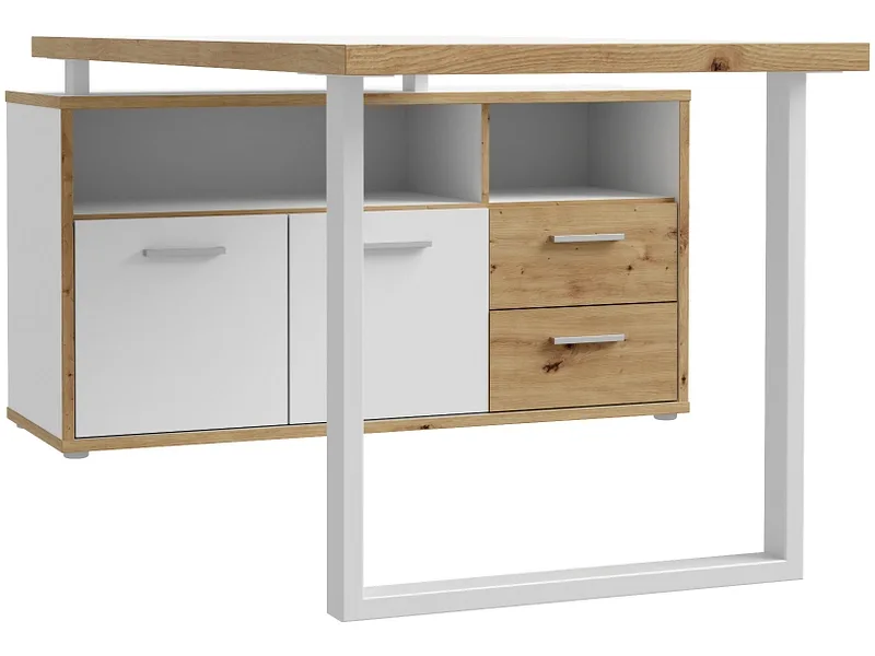 Eckschreibtisch FLEX OFFICE 181x124.2x74.1cm weiss