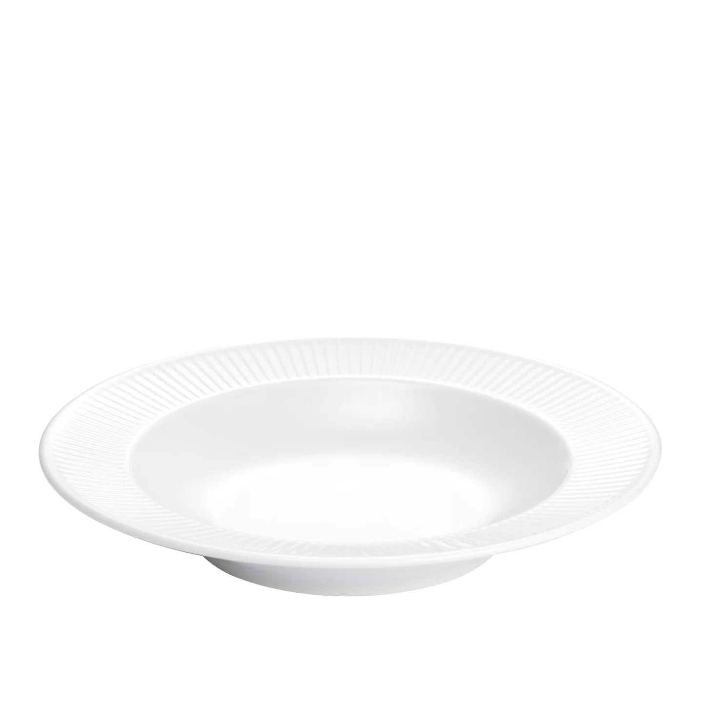 Pillivuyt - Plissé Deep Plate 28 cm - Djupa tallrikar - Vit