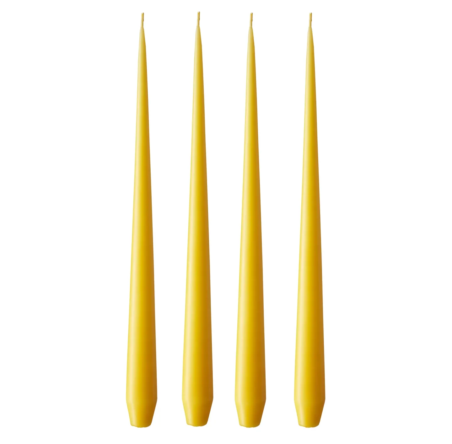 ester & erik ester & erik Kerze 4er Pack matt dark Lemon drop 15/2, 32 cm