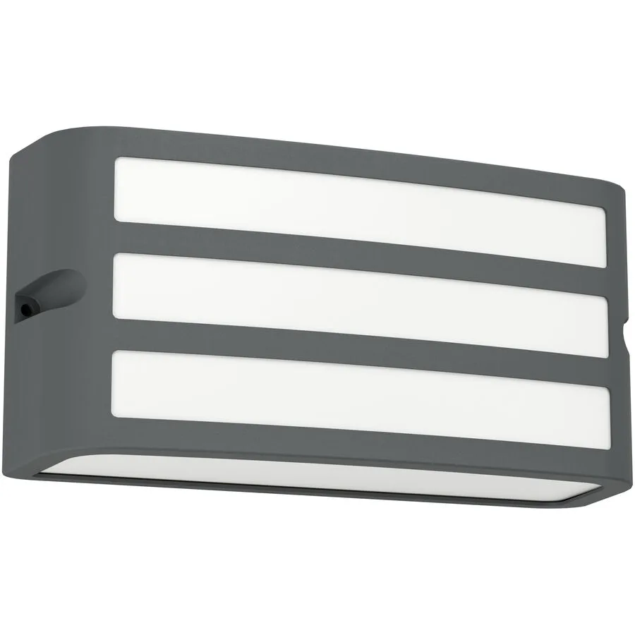 Eglo Wandlampe aussen Camarda Grau Aluminium 11 cm - Farbe: anthrazit