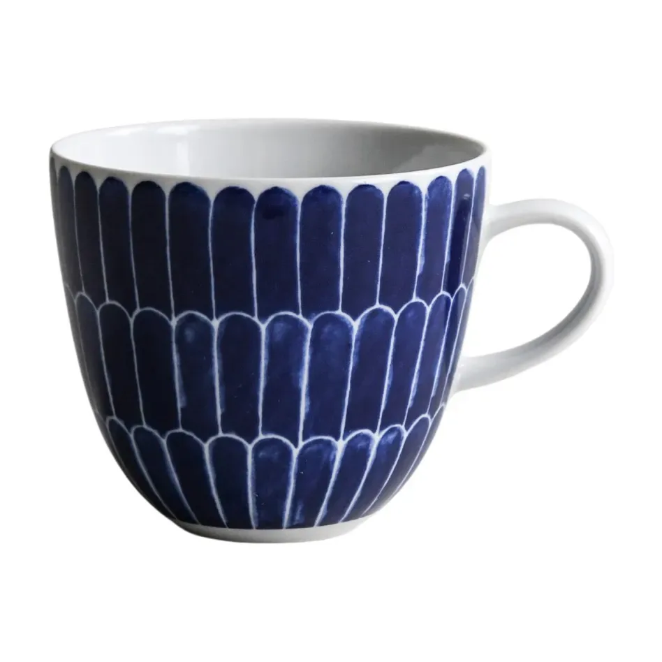 Götefors Porslin Selma Tasse Feder blau 41 cl