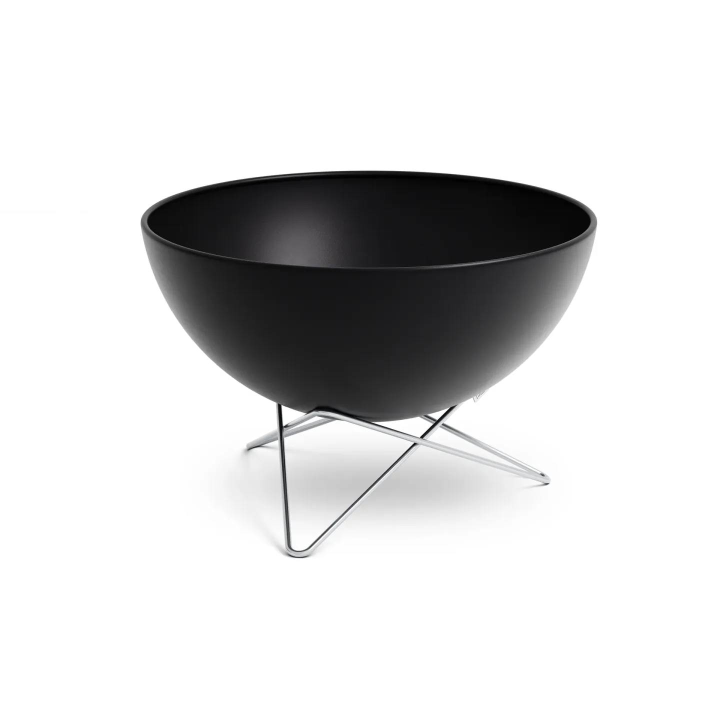 Höfats BOWL 70 Feuerstelle Schwarz-Silber, Sternstativ