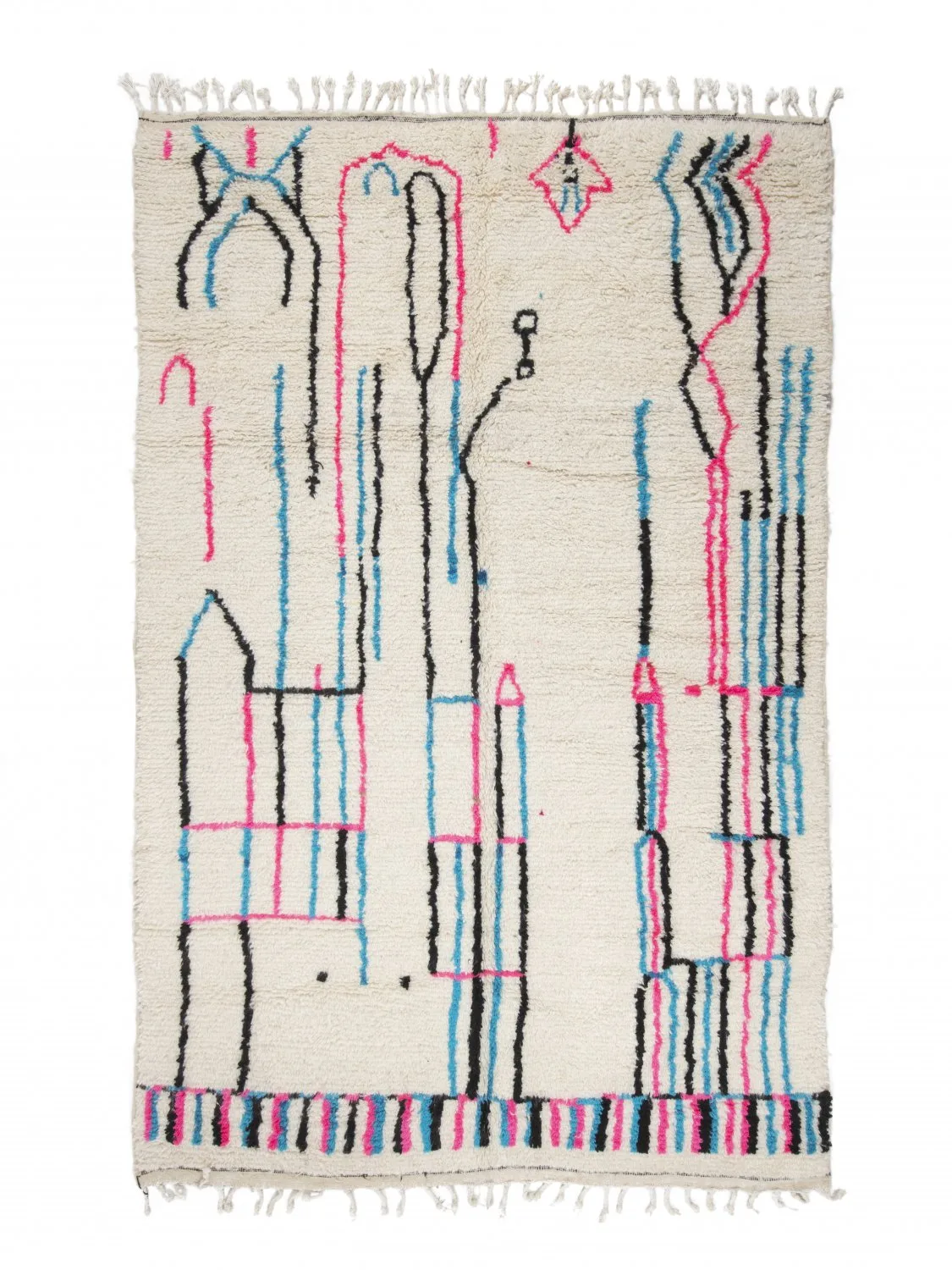 Kelim-teppe Marokkansk Azilal 310 x 200 cm (Størrelse: 310 x 200 cm)