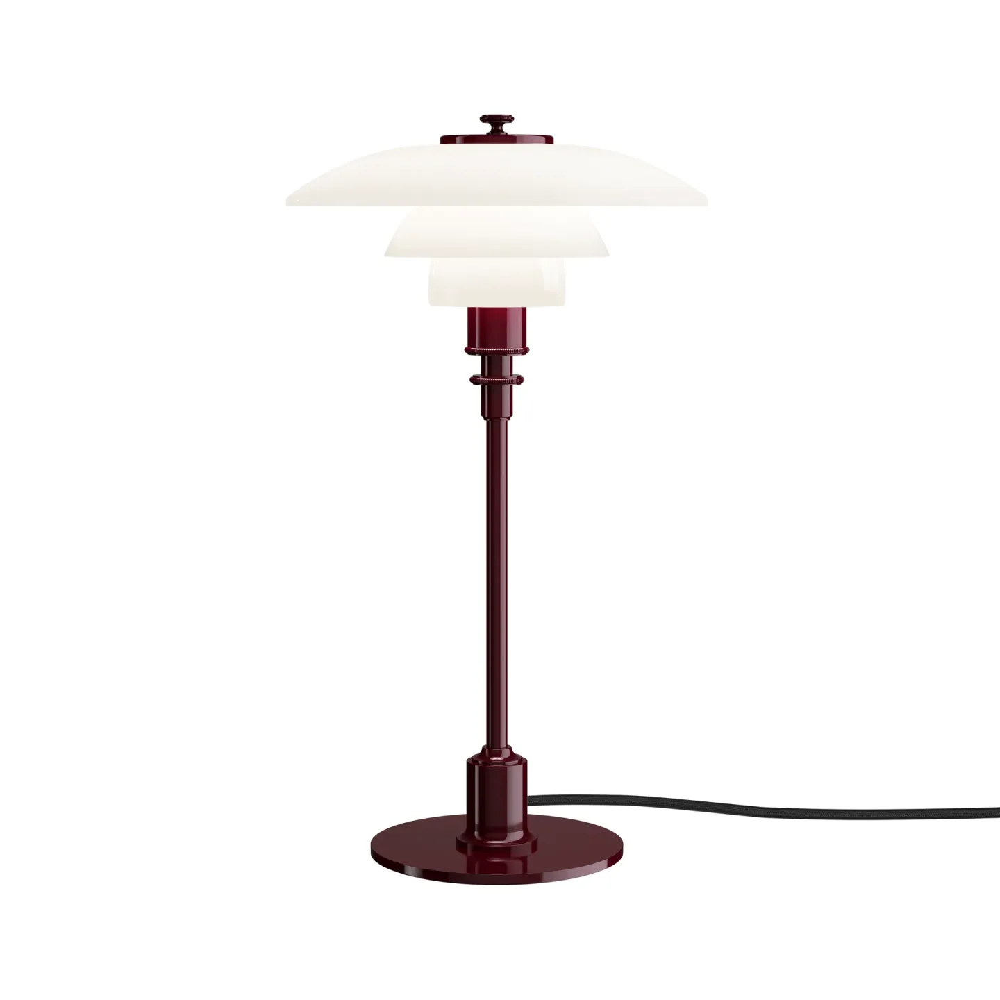 Louis Poulsen PH 2/1 bordslampa Glossy burgundy