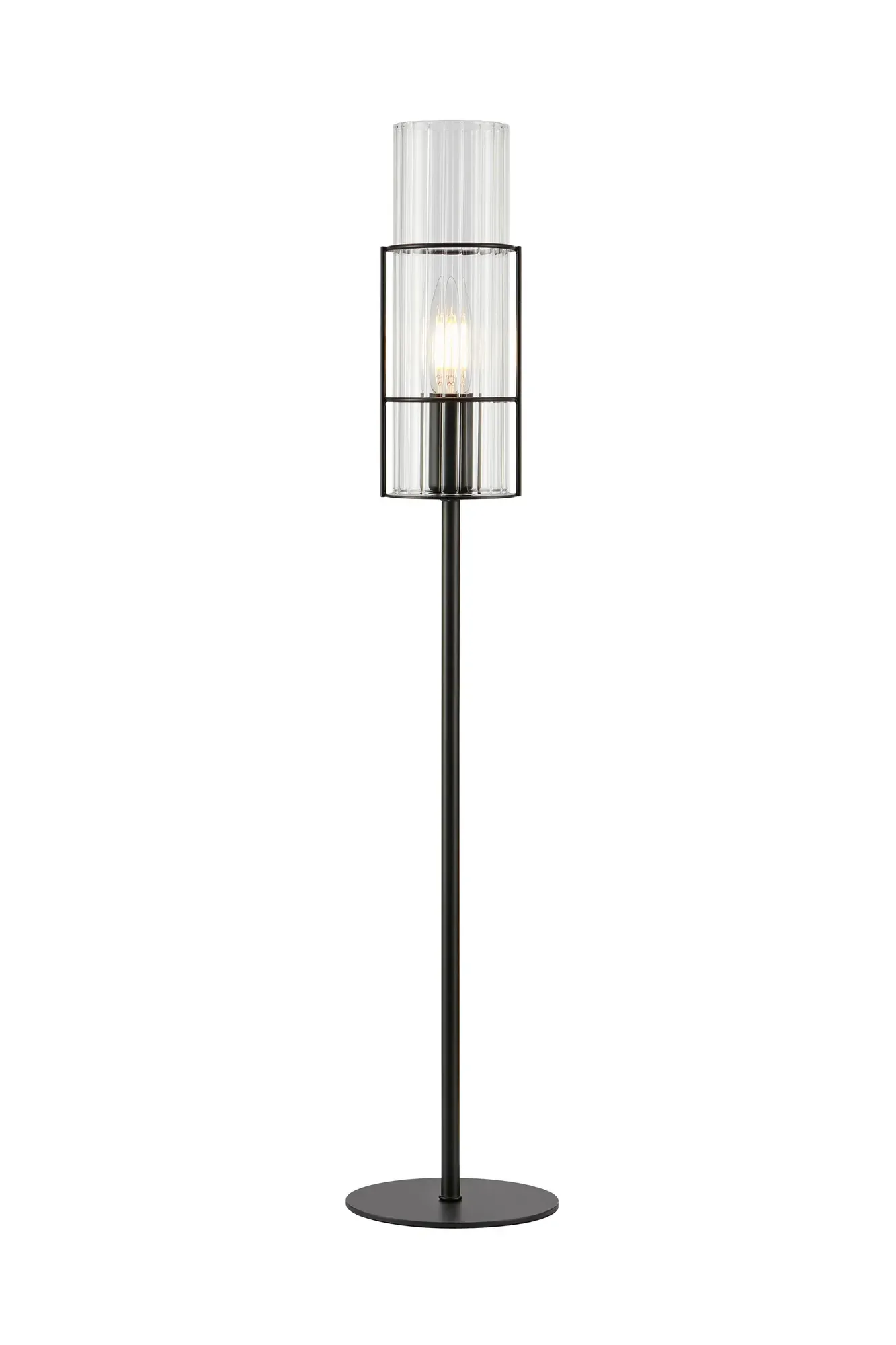 Tubo Tischlampe Schwarz 65 cm