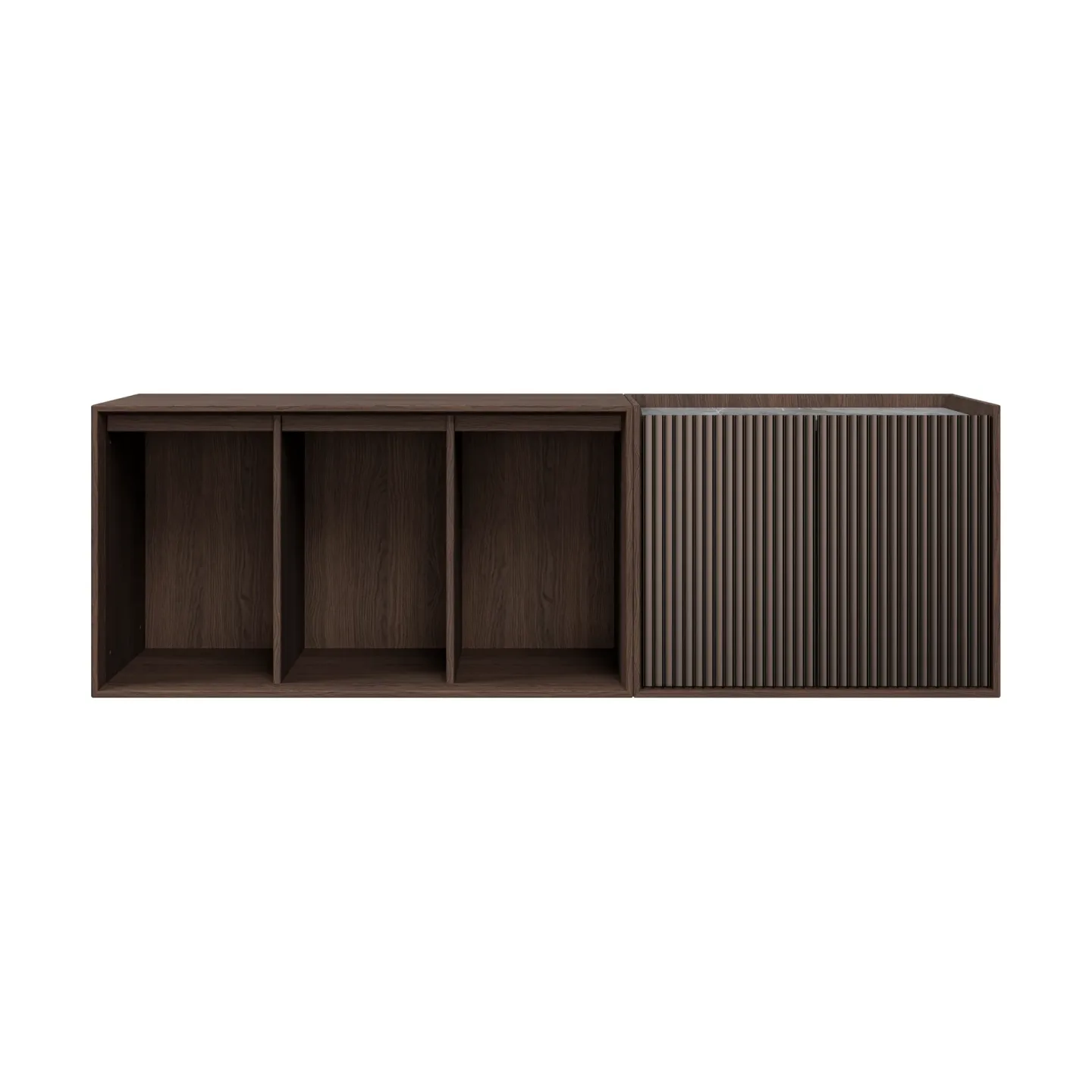 Vipp Vipp Cabinet H5 sideboard Dark oak-marble, doors