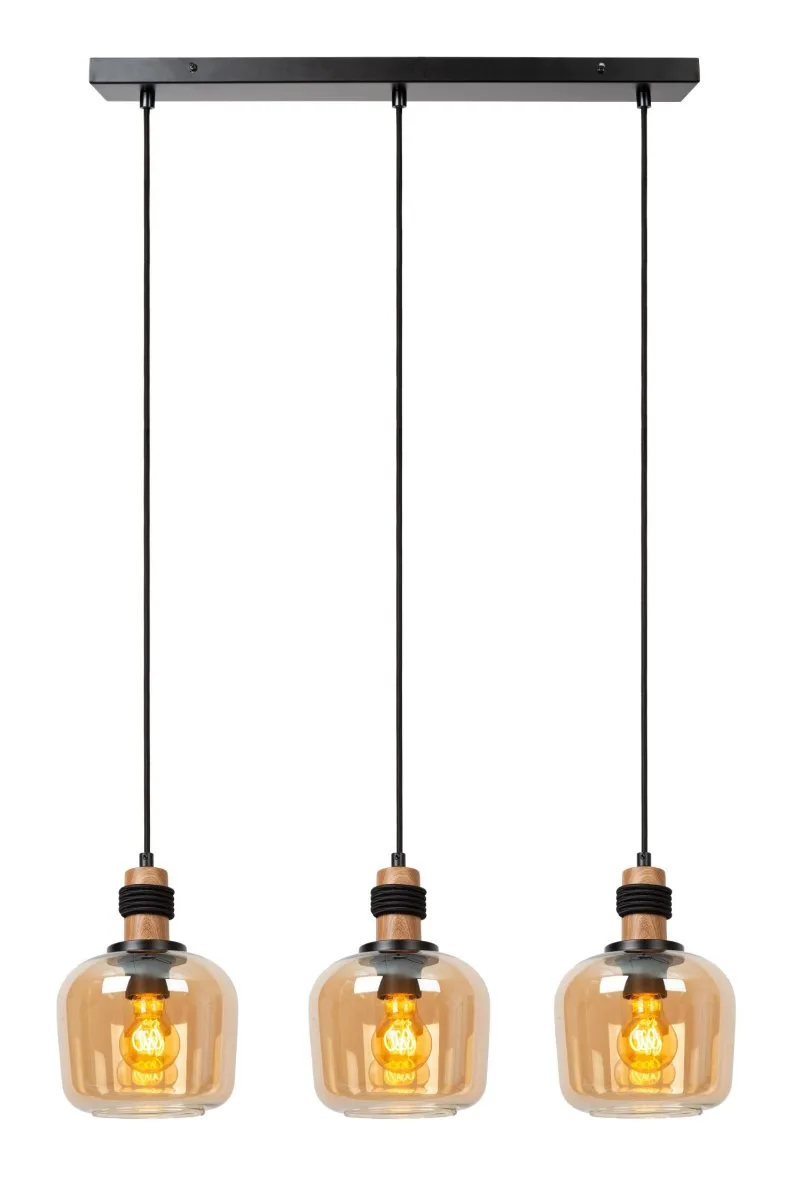 Lucide - Ilona 70cm - Taklampa - Amber