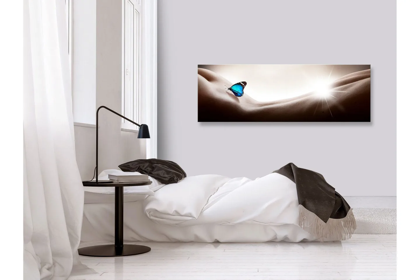 Tavla Woman and Butterfly (1 Part) Narrow 150x50 -