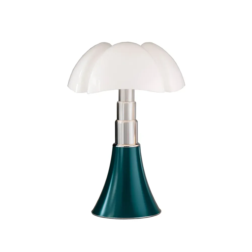 Martinelli Lucé Pipistrello bordslampa agave grön-vit skärm
