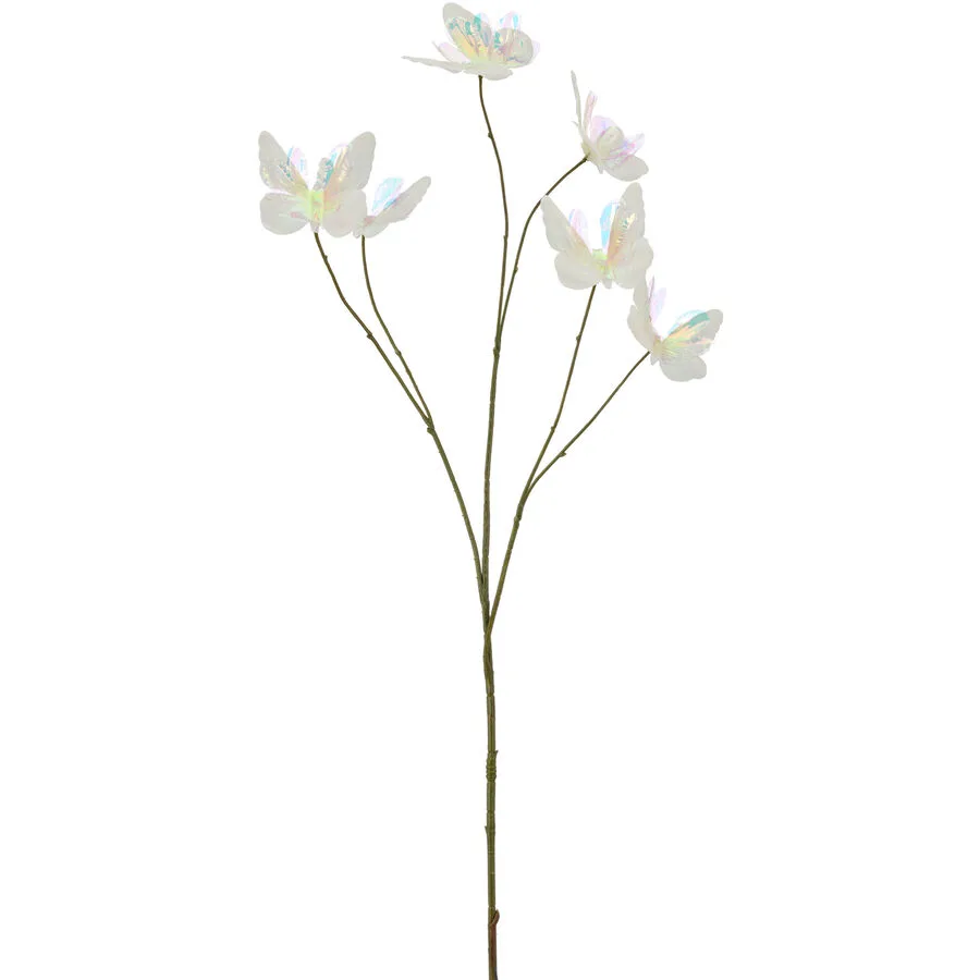 Kunstblume Country Weiss Kunststoff 76 cm