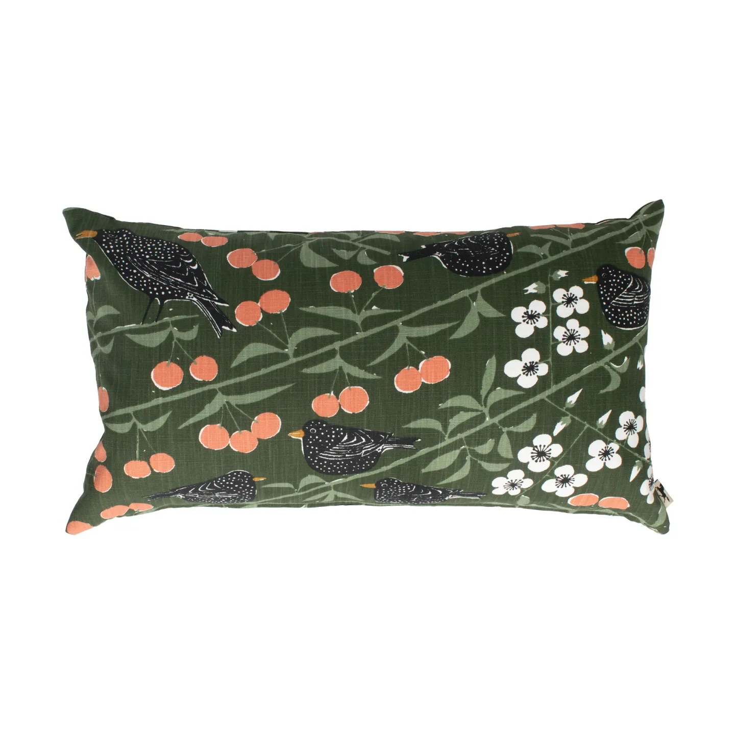 Almedahls Kirschgarten Tischdecke Dunkelgrün, 40×70 cm