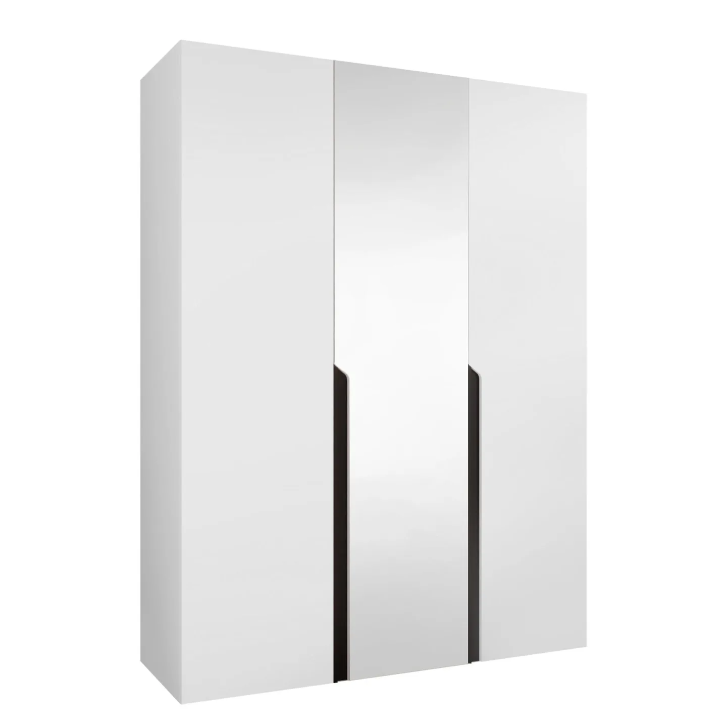 Milias Garderob med spegel 150x202 cm - vit