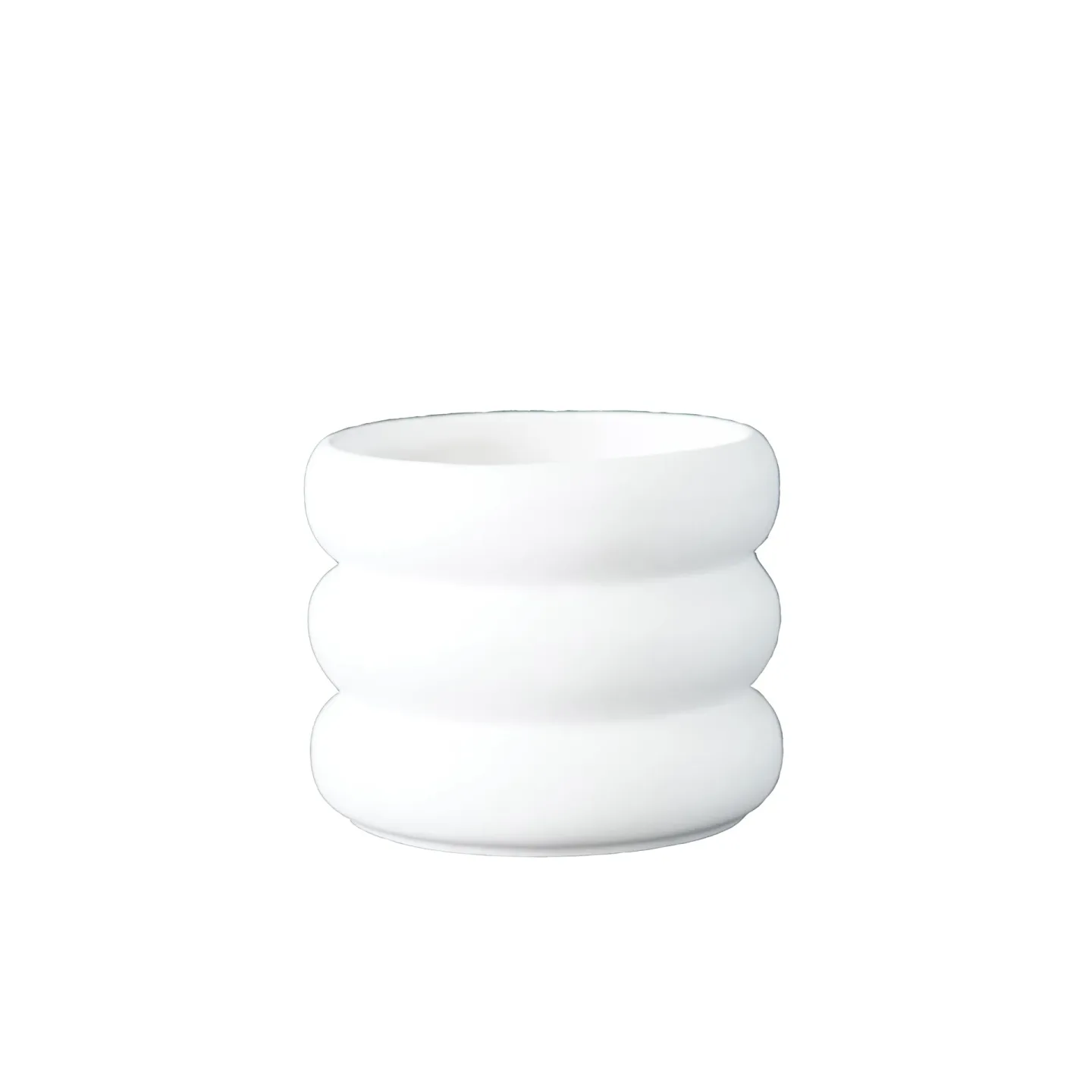 DBKD Mud kruka vit Small, Ø 10 cm