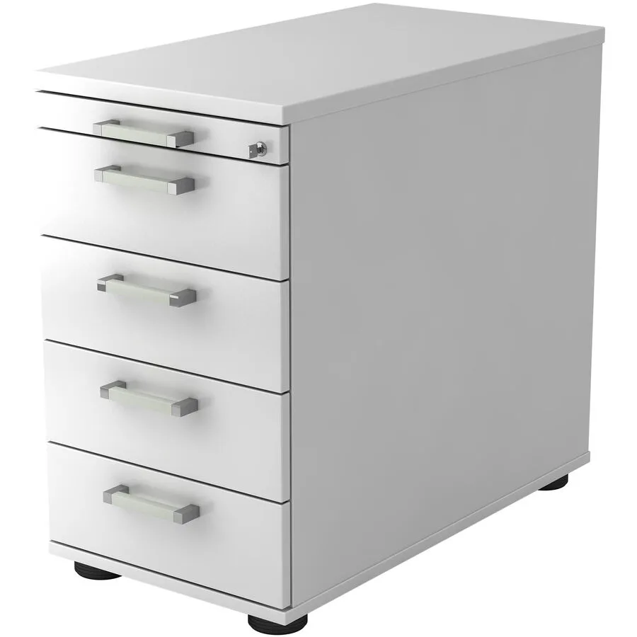 Standcontainer Office weiss Holzwerkstoff B 42.8 H 76 cm