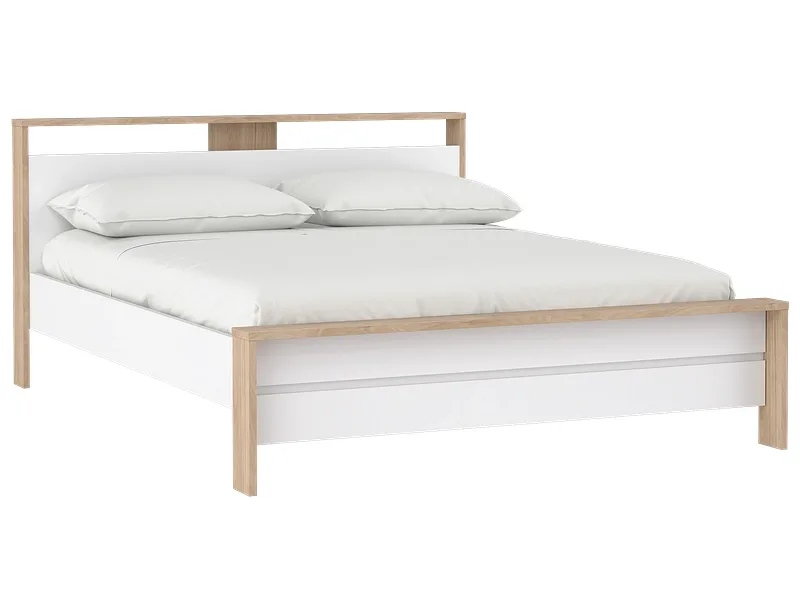 Bett NEXT 160x200cm spanplatte jackson eiche
