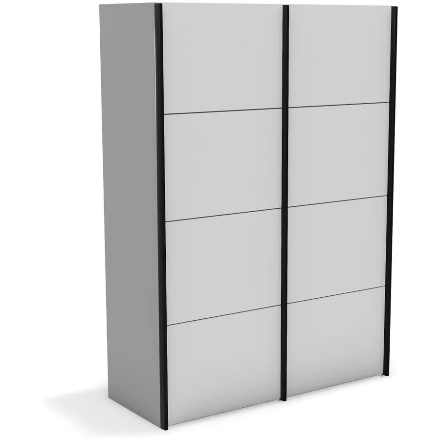 Kleiderschrank Window lichtgrau Holzwerkstoff B 148 cm - Möbel Konfigurator: Traummöbel individuell zusammenstellen