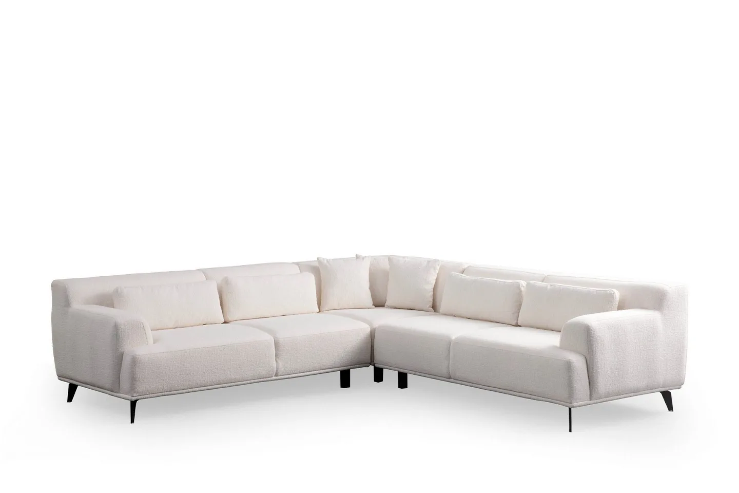 Jaguar 4-sits Soffa med Divan - Vit