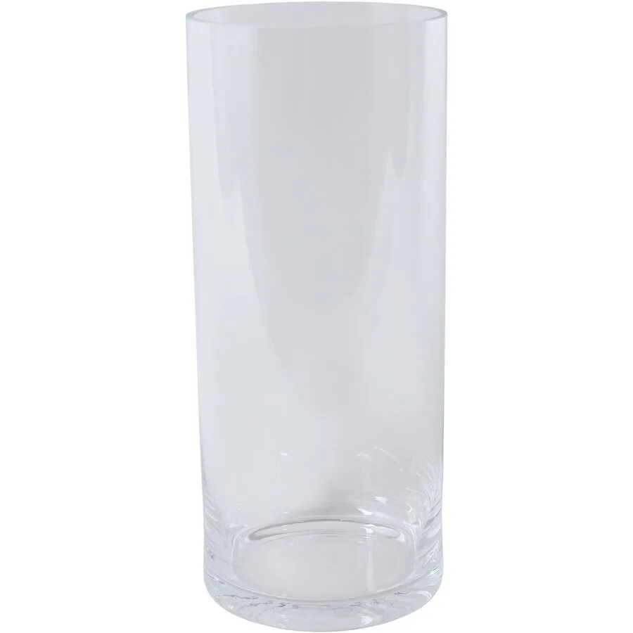 Vase Reduced Transparent Glas 35 cm