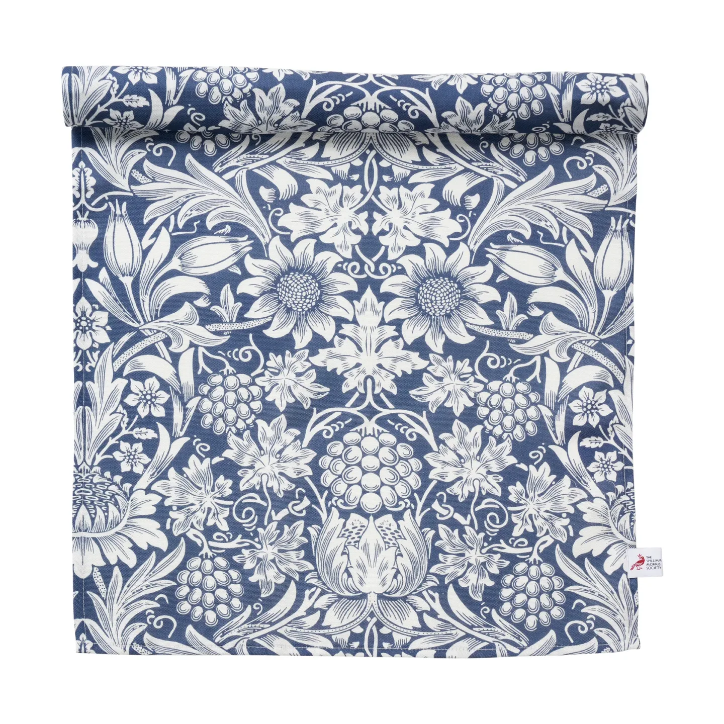 Klippan Yllefabrik Sunflower löpare 45x150 cm Dark denim