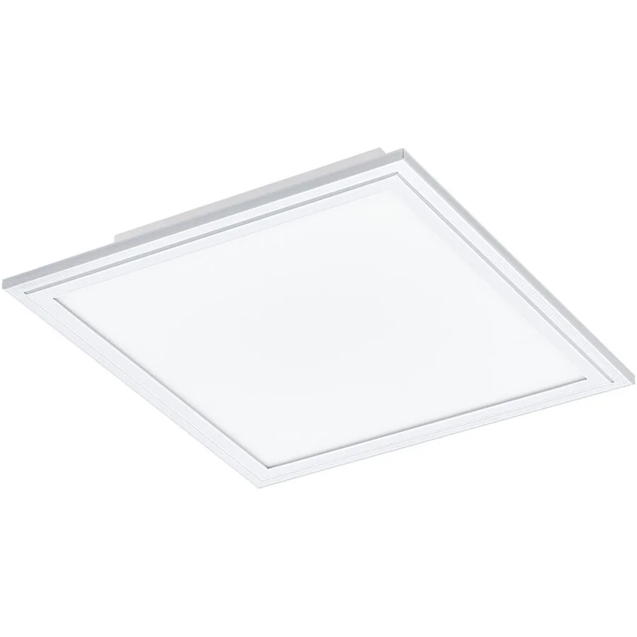 Eglo Deckenlampe Salobrena 1 Weiss Aluminium/Stahl 30 cm 5 cm - LED - Lichtfarbe: Helles Neutralweiss - LED Energiesparlampen