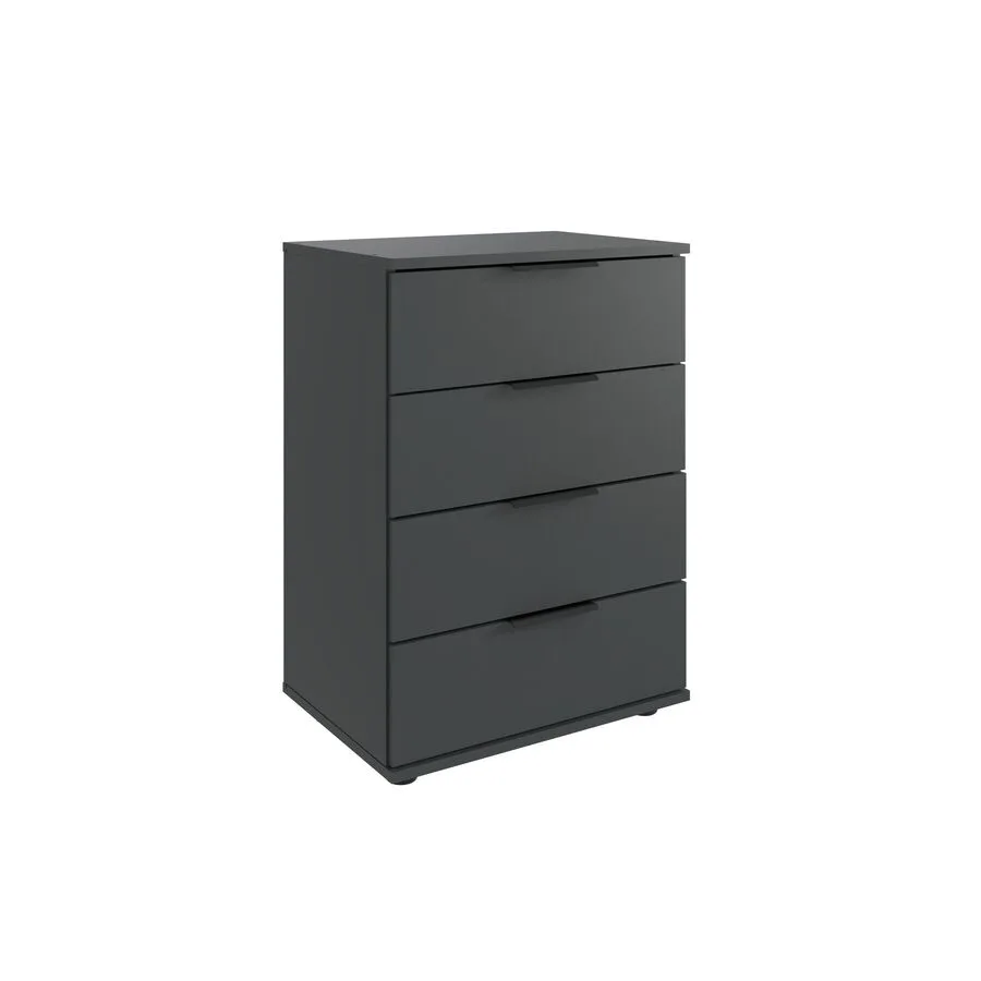 Nachttisch Metaa graphit Holzwerkstoff B 52 H 74 cm