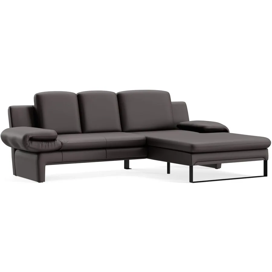 Ecksofa Astra Rechts Touch - 821 espresso B 321 T 168 cm - Möbel Konfigurator: Traummöbel individuell zusammenstellen