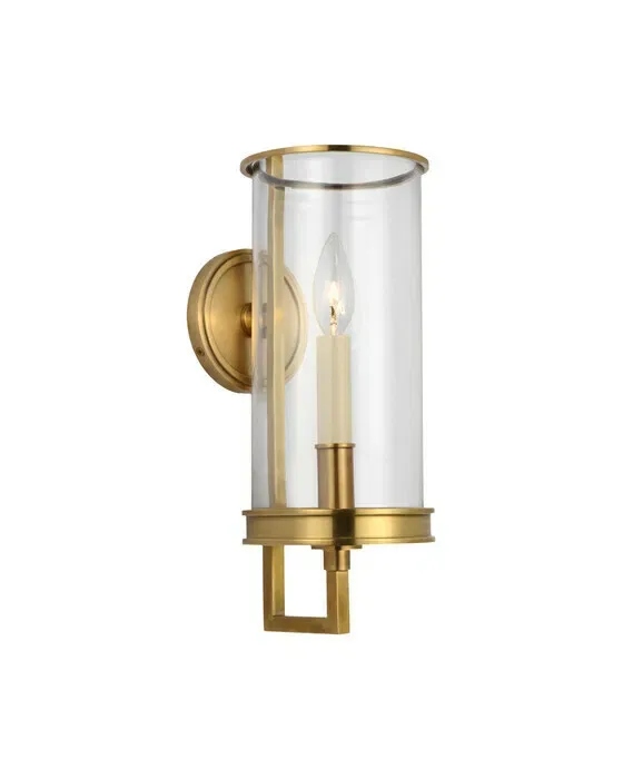 Glendon Hurricane Sconce Antique Brass