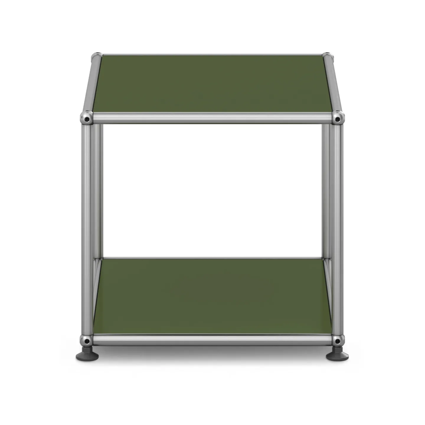 USM - USM Haller M21 36 Olive Green - Sidobord - Fritz Haller & Paul Schärer - Grön - Metall