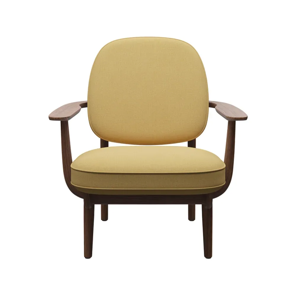 Fritz Hansen Fred JH97 fåtölj Christianshavn gul
