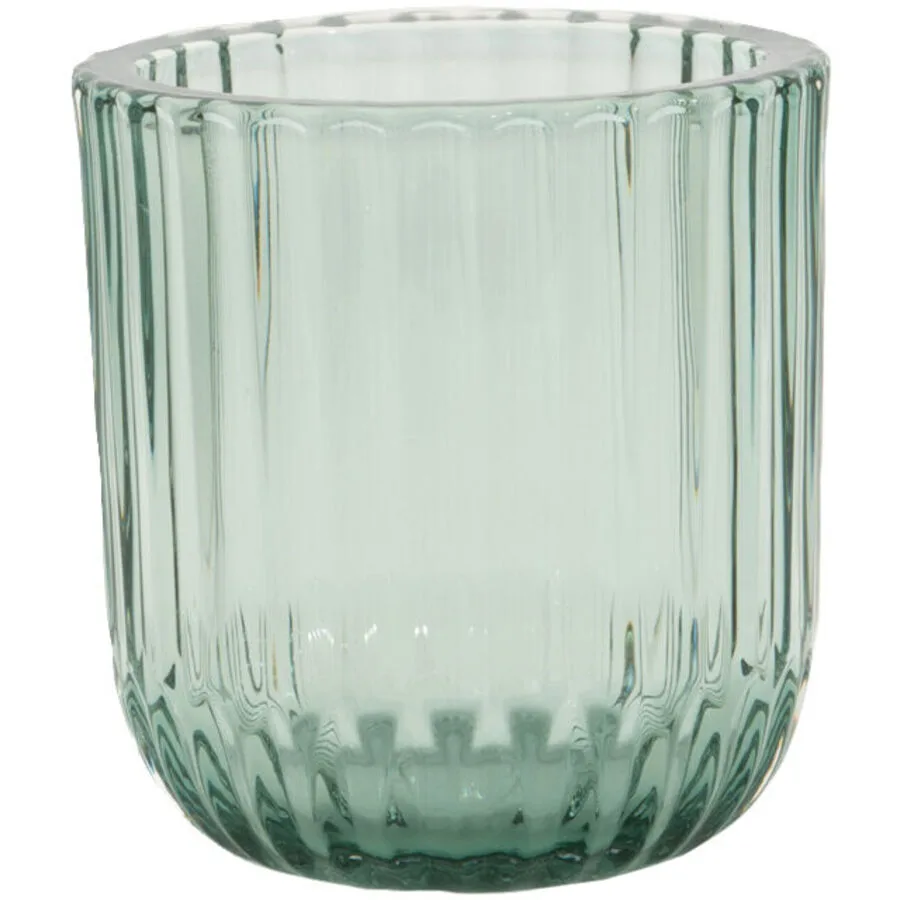 POINT-VIRGULE Windlicht Lamazère Grün Glas 9 cm 9.3 cm