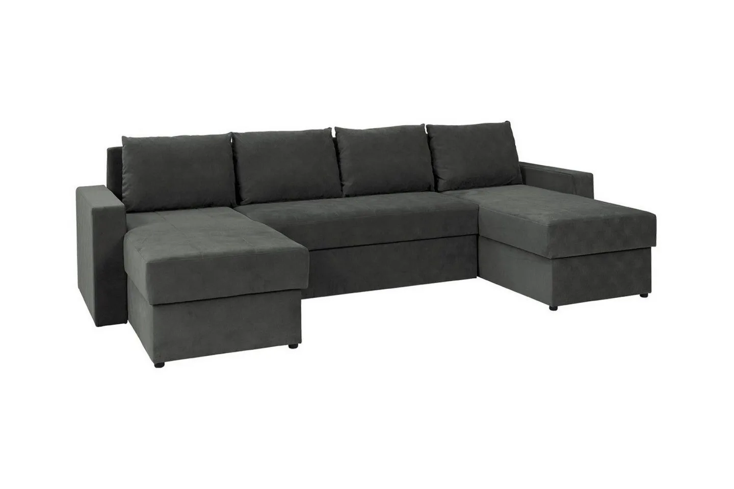Staffin 4-sits Hörnbäddsoffa Dark grey -