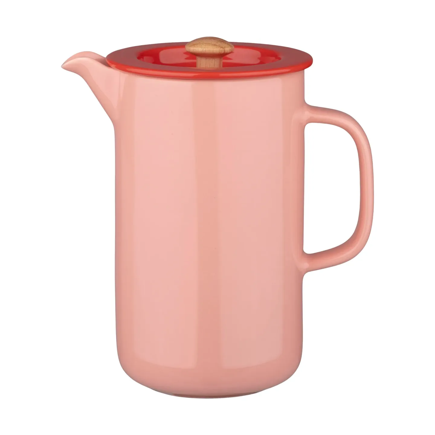 Marimekko Oiva French Press Salmon red-tomato red
