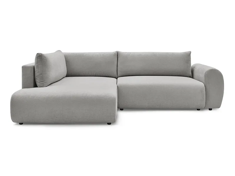 Ecksofa BOBOCHIC LUCIEN Stoff hellgrau