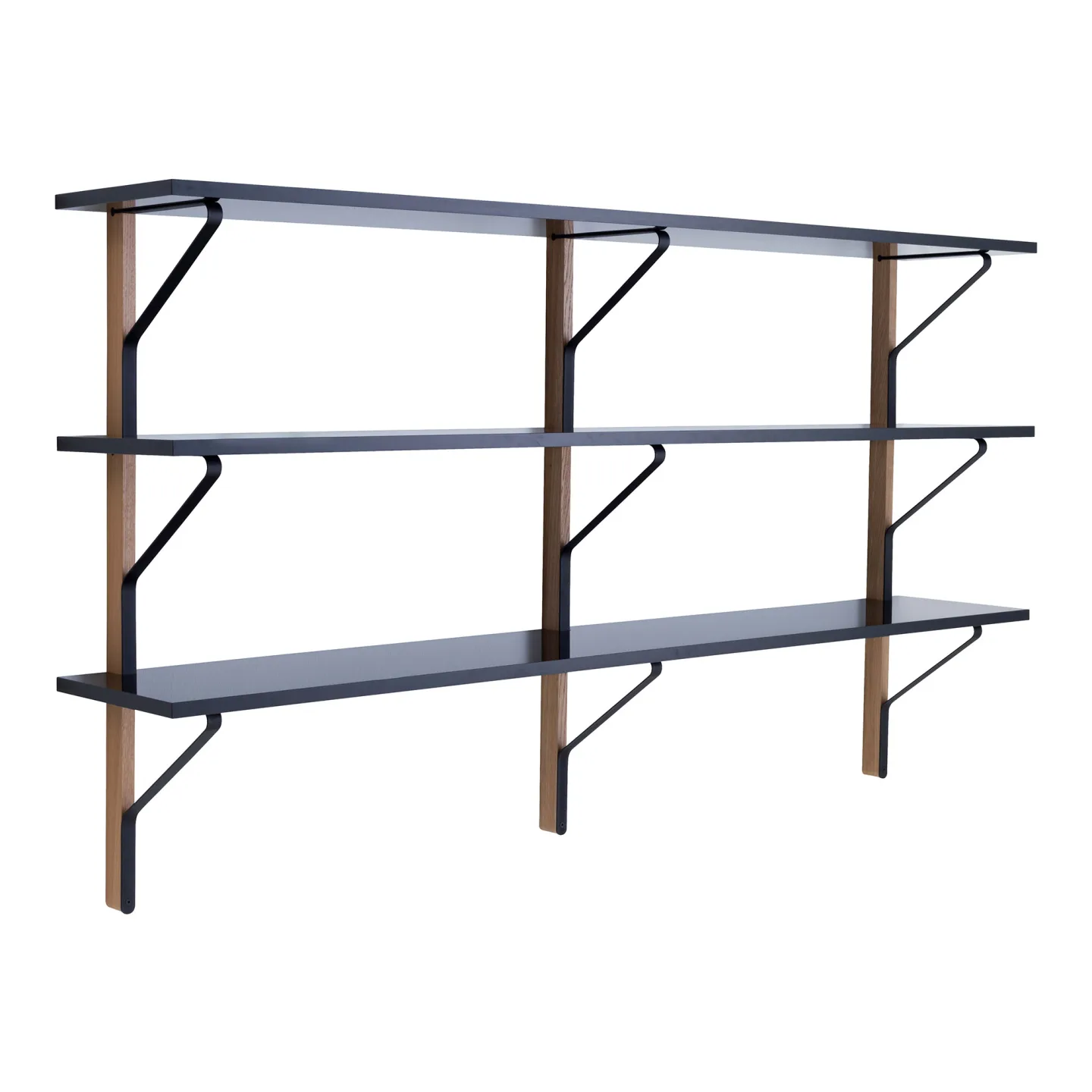 Artek - Kaari Shelf REB 008 - Vägghyllor - Ronan & Erwan Bouroullec - Svart - Metall/Trä/Syntetiskt