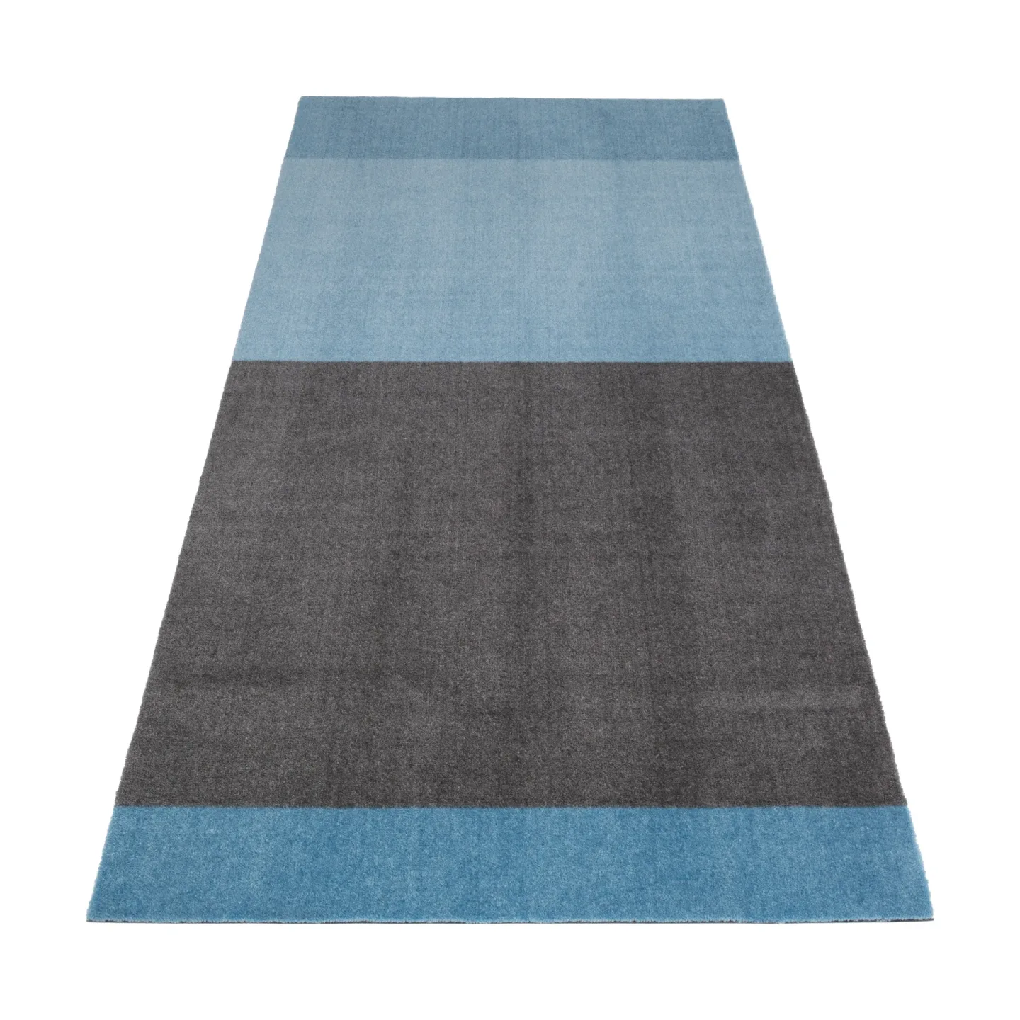 tica copenhagen Stripes gångmatta horisontell Blue-steel grey, 90x200 cm