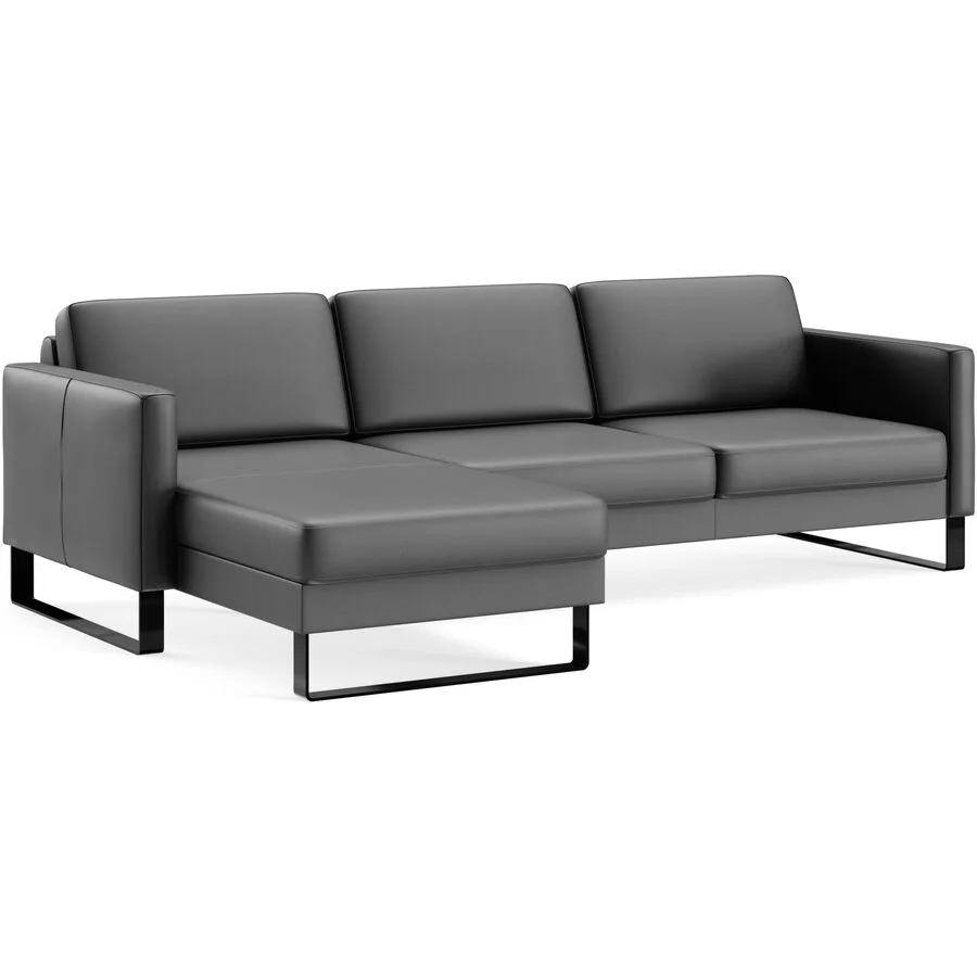Ecksofa Devin Leder anthrazit B 247 T 157 cm - Möbel Konfigurator: Traummöbel individuell zusammenstellen