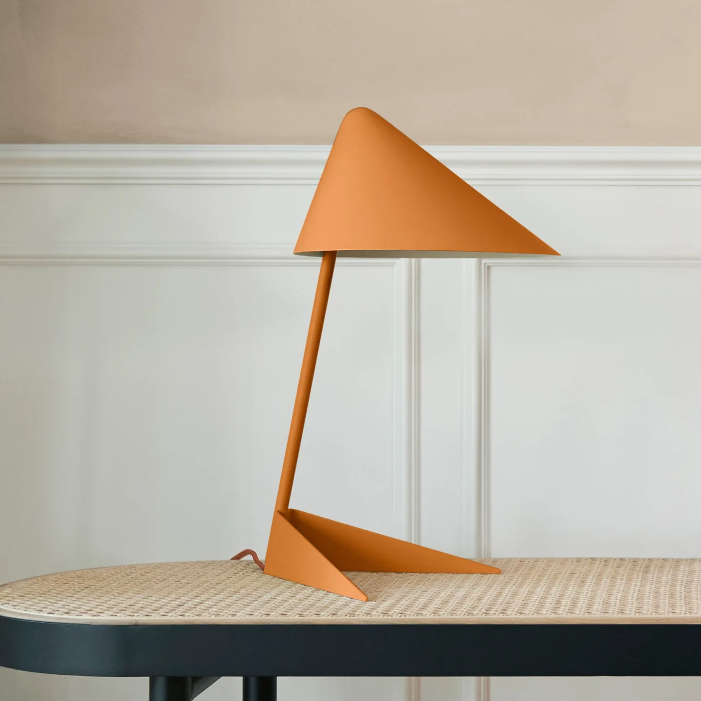 Ambience Tischleuchte, orange, Höhe 43 cm - Warm Nordic - Wohnzimmer - Design - Metall - Einflammig