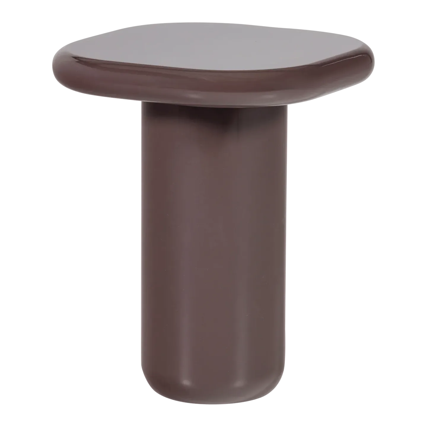 Sidobord Zava 50 cm - Mörkbrun