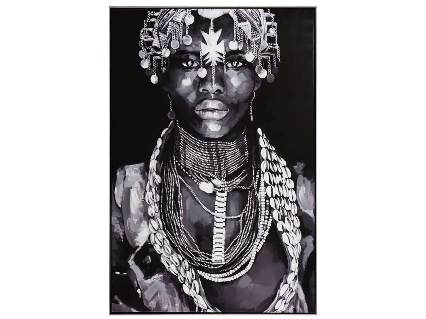 image LAND Bild Afrikanische Schönheit mit Schmuck | Schubiger Möbel
