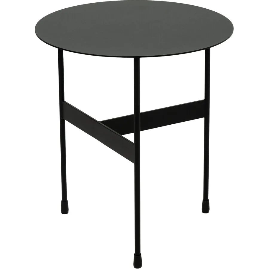 Spinder Design Beistelltisch Hesta Schwarz Stahl 40 cm