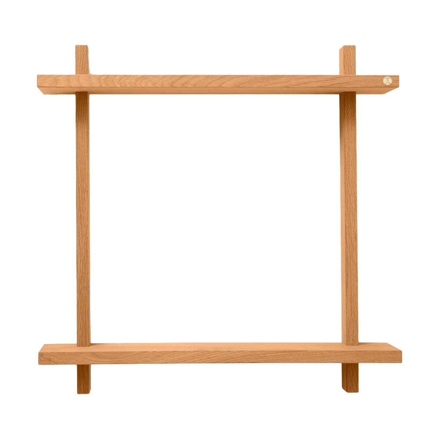 Andersen Furniture Treat Wandregal doppelt Oiled Nature Oak, 50x12x50 cm