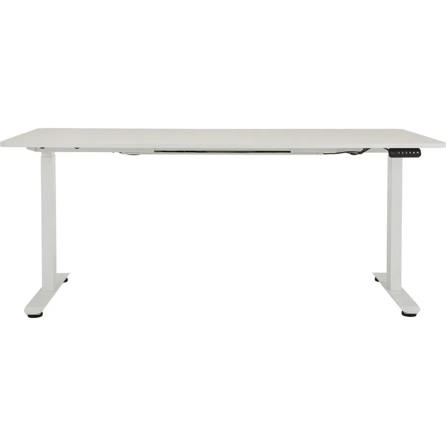 Schreibtisch Lario weiss Holzwerkstoff melaminbeschichtet Höhenverstellbar B 180 T 80 cm