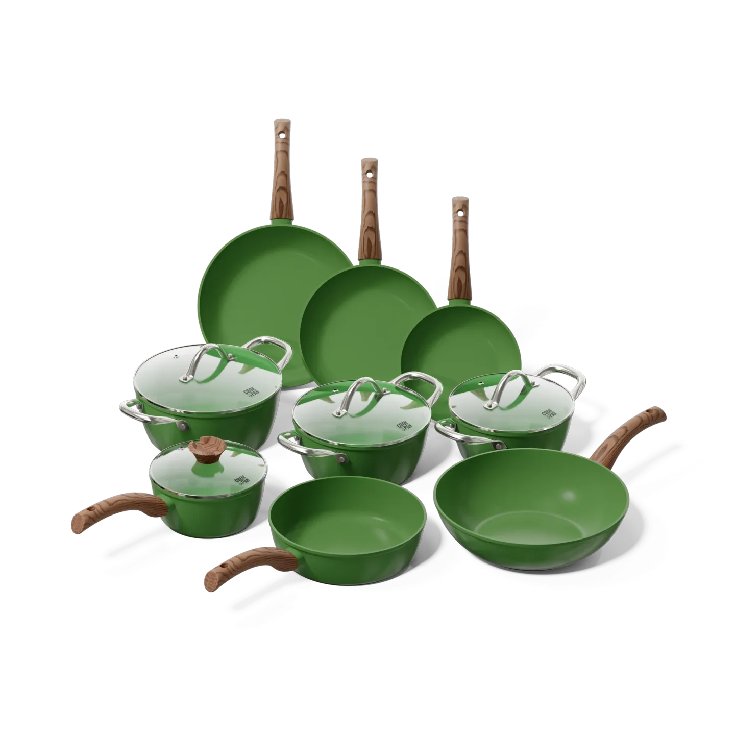 Go Green Topfset und Pfannenset 9-teilig