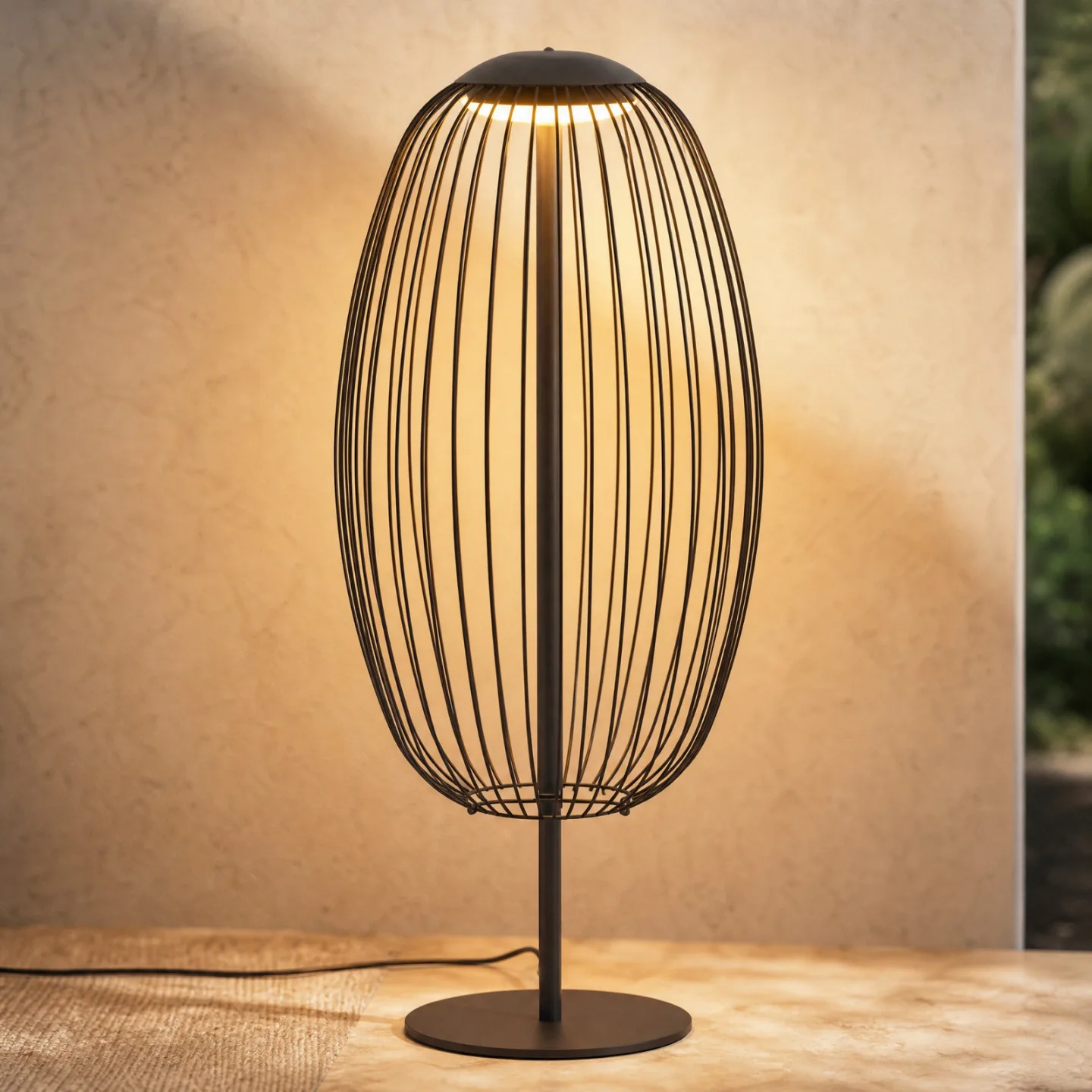 Richi LED-Außenstehleuchte, Höhe 90 cm, schwarz, IP44, Metall - Lucande - Modern - Einflammig