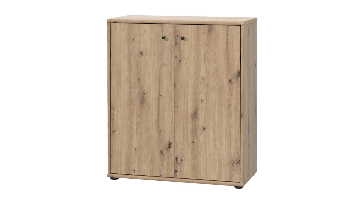 Kommode Artisan Eiche 74 x 35 cm - 2-türig - TEMPRA
