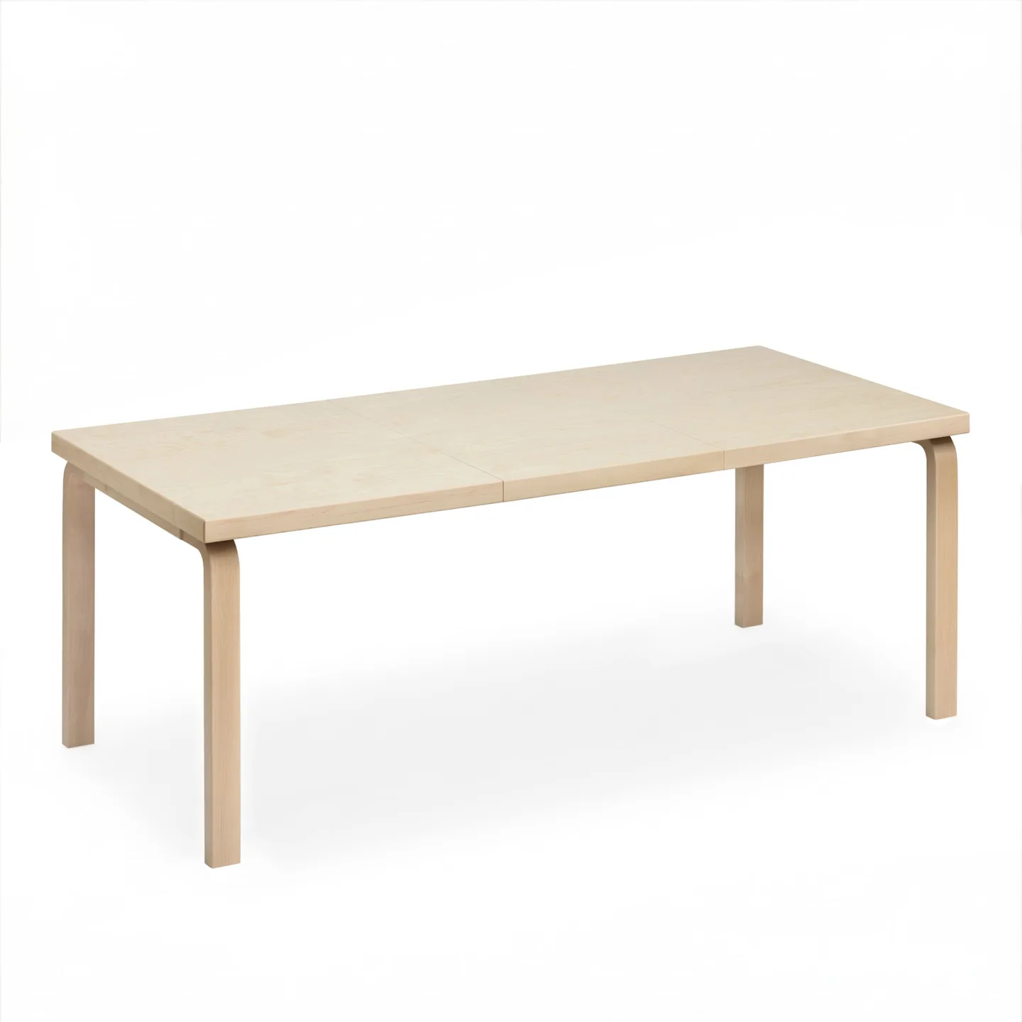 Artek - Aalto Utdragbart Bord 97, Björkfanér - Matbord - Alvar Aalto