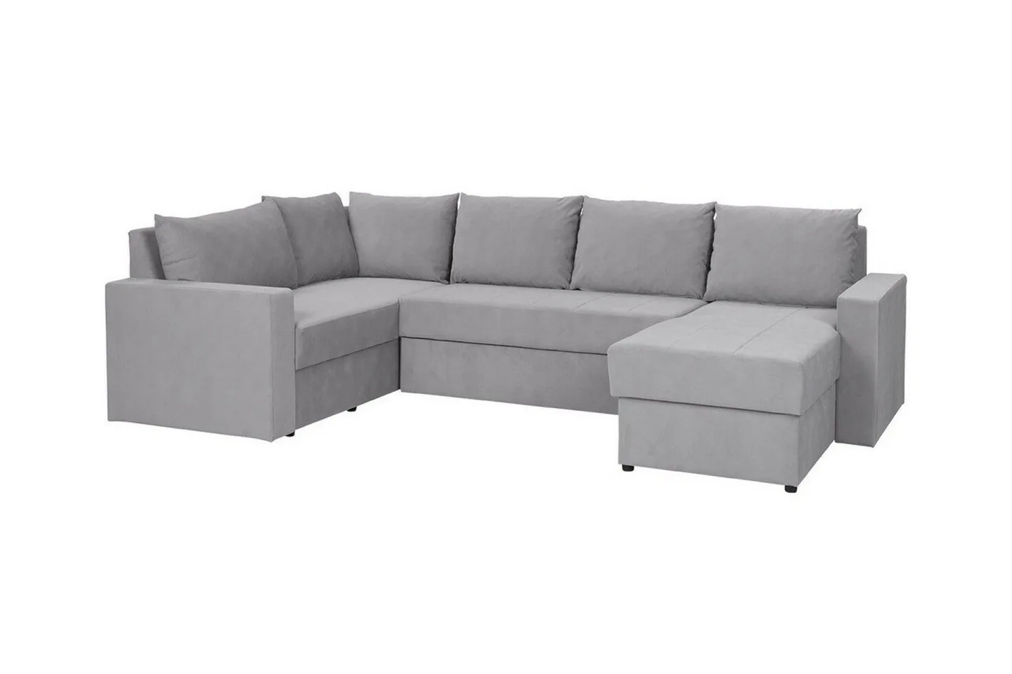 Staffin 4-sits Hörnbäddsoffa Ljusgrå -
